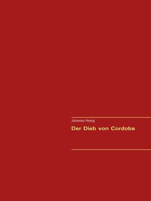 cover image of Der Dieb von Cordoba